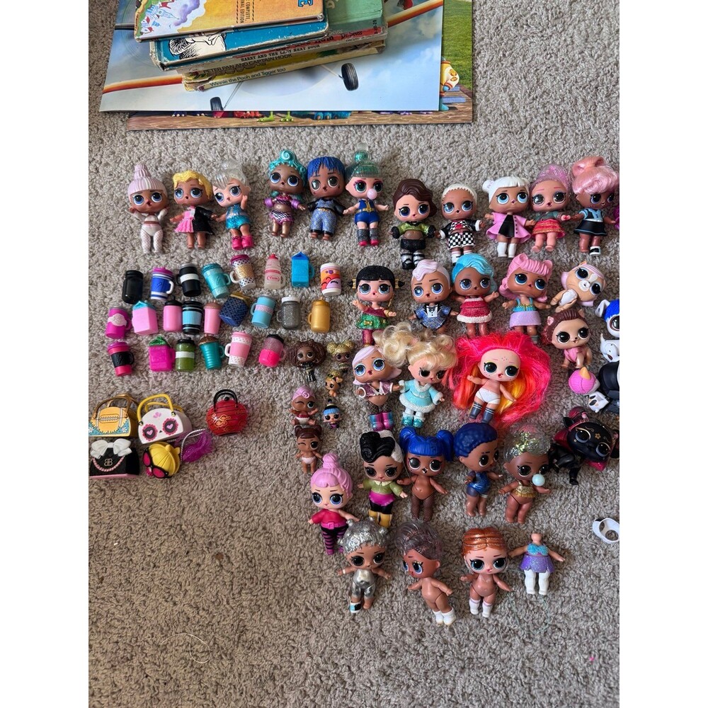 Huge LOL Surprise Doll Lot with Pets ~4 lbs Dolls + Accessories Bundle